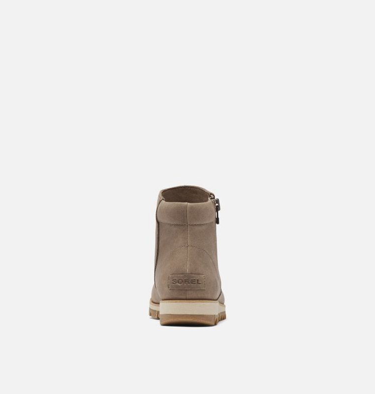 Sorel Dam Stövlar Khaki - Harlow™ Zip Låga - ZDO-651074